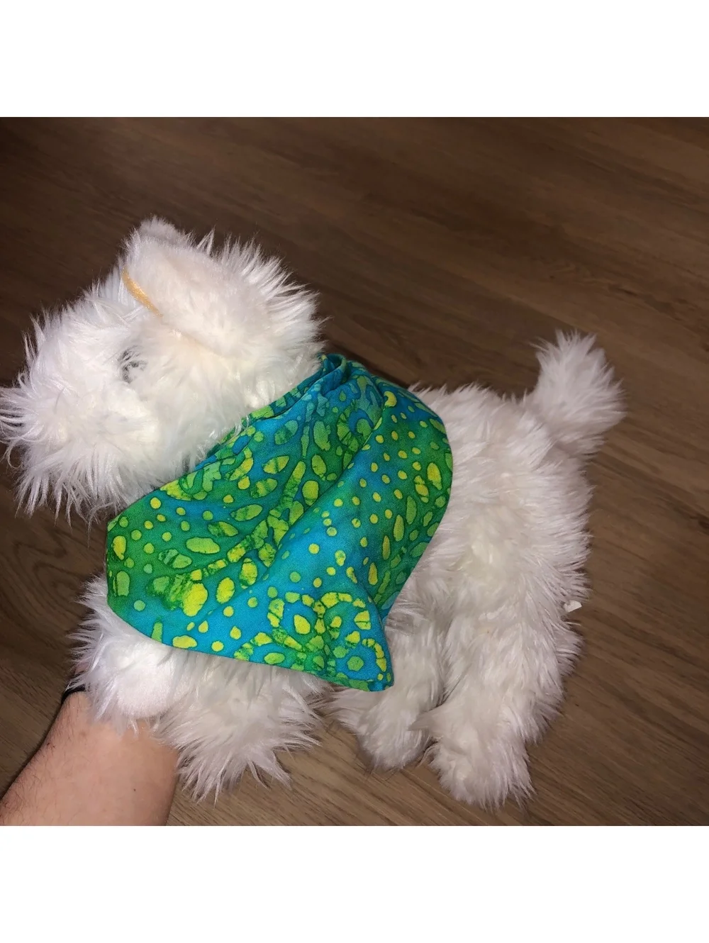 TOYS R US ANIMAL ALLEY WEST HIGHLAND WESTIE TERRIER WHITE SHAGGY PUPPY DOG PLUSH